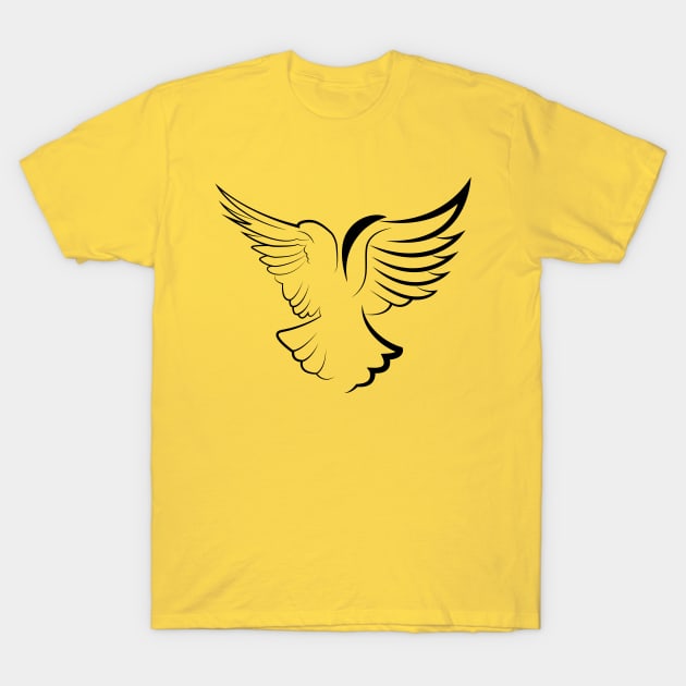 bird art T-Shirt by Express Yourself everyday